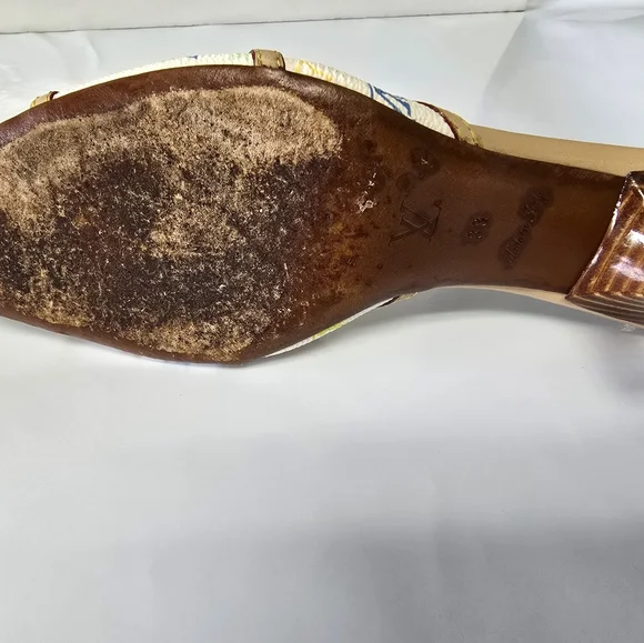 Louis Vuiitton Takashi X Murakami Multicolor mules 38 - Picture 11 of 12